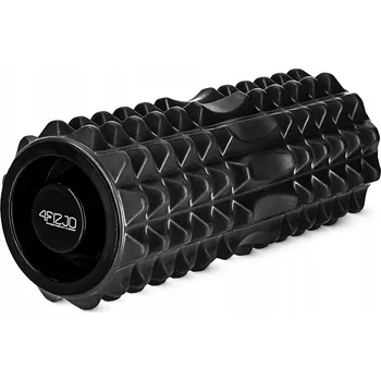 Masáž Masážní válec s výstupky 4FIZJO 33 cm x 14 cm černý