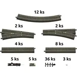 Roco 51250 Geoline - Sada kolejí s podložím a příslušenstvím pro digitální startovací sady (RO51250)