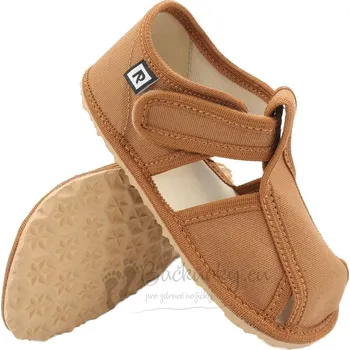 Chlapecké bačkory Dětské flexi (barefoot) pantofle RAK 100015-5 Hnědá - vel. 20