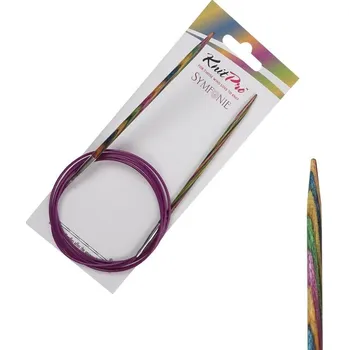 Nástroj na niť a příze Dřevěné kruhové jehlice Symfonie 150 cm 4 mm