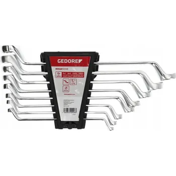 Klíč GEDORE Sada očkových klíčů 8 Kusů 6-22 mm Zahnuté tenké