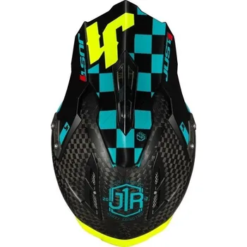 Helma na motorku Kšilt Just1 J12 Pro Racer Carbon modrý - uni