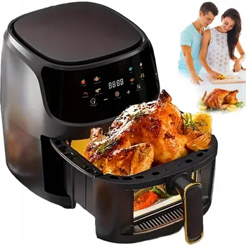 fritéza HORKOVZDUŠNÁ FRITÉZA 8L BEZ TUKU 8 PROGRAMŮ LED DISPLEJ