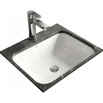 Umyvadlo REA UMYVADLO ANABEL 40 - ZAPUŠTĚNÉ DO DESKY