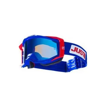 Helma na motorku Brýle Just1 Iris 2.0 Suit modro/červené - uni