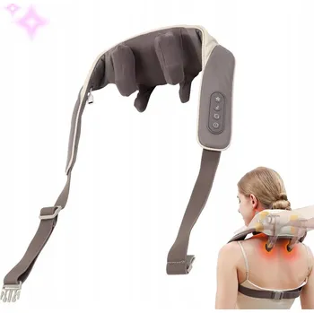 Bezpečnostní kamera ERGONOMICZNY MASAŻER SHIATSU KARKU S FUNKCÍ VYHŘÍVÁNÍ, PŘENOSNÁ