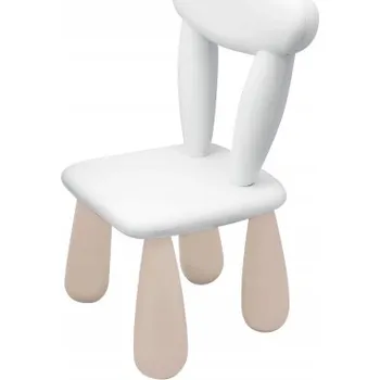 MALTEX Dětská židlička LUNA, Classic, Bílá/béžová
