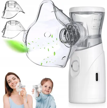 IP kamera Přenosný Inhalátor 2 rychlosti Atomizace Lehký Tichý Pro Děti i Dospělé