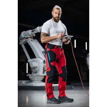montérky ARDON Kalhoty ARDON ULTRITE do pasu H6242/58 58 Regular Červená odstíny