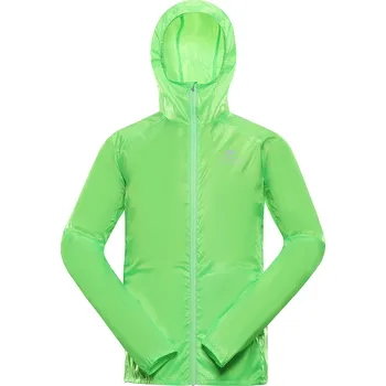Pánská větrovka Alpine Pro BIK ZELENÁ PÁNSKÁ ULTRALEHKÁ BUNDA S IMPREGNACÍ L