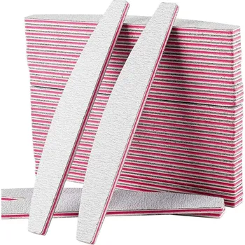 50 PILNÍKŮ PŮLMĚSÍC OBOUSTRANNÝCH 100/180 MANIKÚRA PEDIKÚRA TVAROVÁNÍ