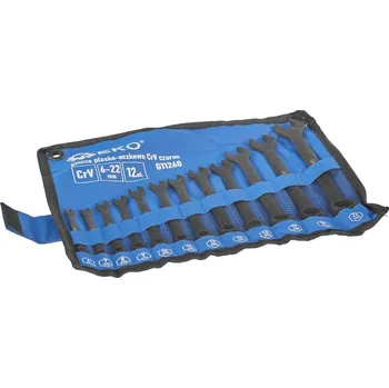 Klíč GEKO Klíče očko-vilíkové nástěnné 6-22mm 12ks 61825 G11260