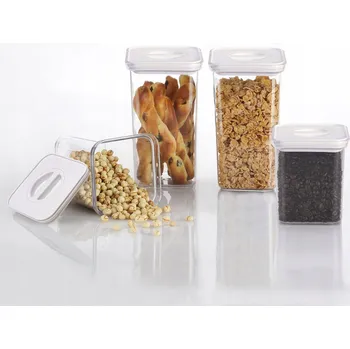 Dóza na potraviny NEOFLAM Nádoby na potraviny 2x 1,35 l a 2x 2,1 l s těsným víkem