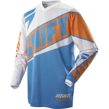 Moto dres Dres Shift Assault Race oranžovo/modrý 07244-592 - L