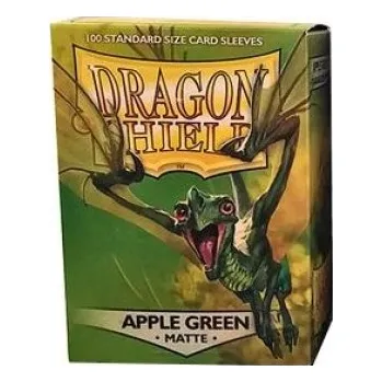 Příslušenství ke karetním hrám Obaly karty Arcane Tinmen Dragon Shield v matné jablečno-zelené barvě, 100 ks