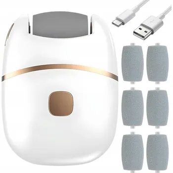 Pilník Elektrický Na Nohy Patka Struhadlo Pemza Bezdrátová sada 7 hlavic
