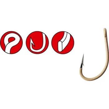 Rybářský háček Gamakatsu A1 G-Carp Camou Coffee Brown Super 4 - 10 ks