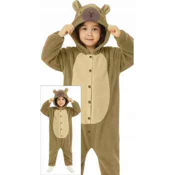 Karnevalový kostým Kostým Kapybara Kostým Kapybara Převlek Kapybara Pyžamo 116