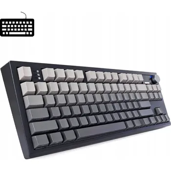 Klávesnice HERNÍ MECHANICKÁ KLÁVESNICE DRÁTOVÁ / 2.4 GHZ / BLUETOOTH, ŠEDÉ LED PODSVÍCENÍ