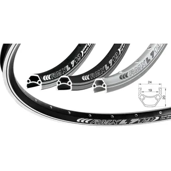 Ráfek na kolo ráfek REMERX DRAGON 719 V-brake 559x19 36děr černý