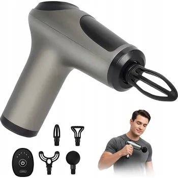 Masážní přístroj MASÁŽNÍ PISTOLE MASSAGE GUN PRO - MASÁŽNÍ PŘÍSTROJ NA ZÁDA, TĚLO, 6 RYCHLOSTÍ