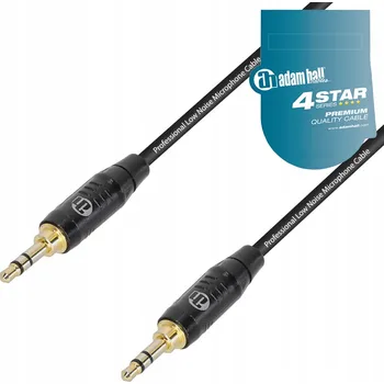 Audio kabel Kabel jack 3,5 mm - jack 3,5 mm Adam Hall K4BWW0150 1,5 m