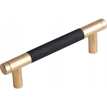 Nábytkové kování Nábytková úchytka klasická, vícebarevná, matná, 12,6 x 1,2 x 3,4 cm