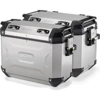 Zavazadlo na motocykl Sada bočních hliníkových moto kufrů Kappa K´Voyager KVG4837APACK2