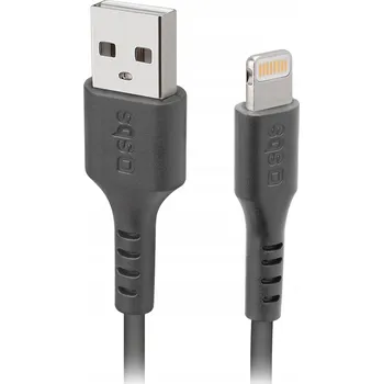 Datový kabel Kabel USB SBS - Apple Lightning 1 m černý