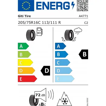 Giti GitiVanAllSeason LA1 205/75 R16 113/111 R