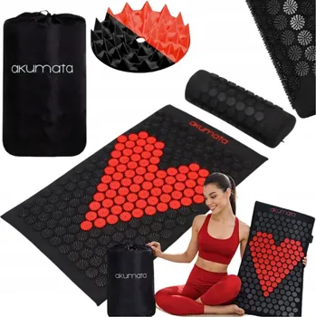 Masáž AKUPRESURNÍ PODLOŽKA S POLŠTÁŘEM SADA SRDCE AKUPRESURNÍ PODLOŽKA LIMITOVANÁ EDICE