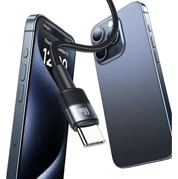 Datový kabel Kabel Usams USB typ C - USB typ C 1 m černý