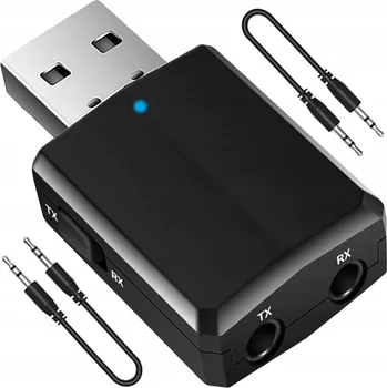 Bluetooth adaptér BLUETOOTH AUDIO ADAPTÉR PŘIJÍMAČ USB + AUX MINIJACK MP3