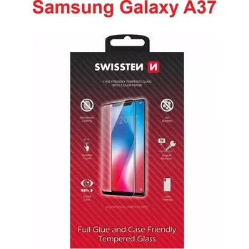 Ochranné sklo Swissten Full Glue Samsung Galaxy A37 5G (8595217495876) (Ochranné tvrzené sklo Swissten Full Glue 9H s černým rámečkem pro Samsung Galaxy A37 5G, case friendly)
