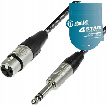 Audio kabel Kabel XLR - jack 6,3 mm Adam Hall K4 1,5 m