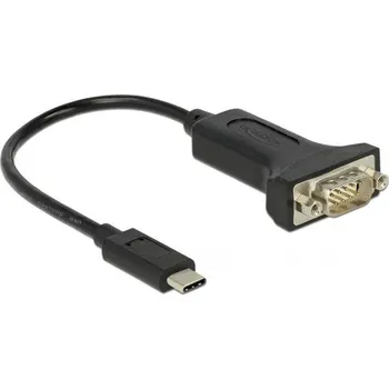 Delock USB 2.0 adaptér [1x USB-C® zástrčka - 1x RS232 zástrčka ] 63908 0.15 m