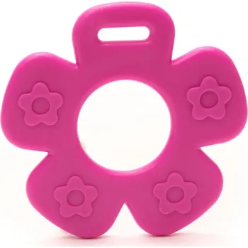 Plastové kousátko-kytička k výrobě hraček fialová