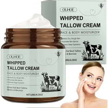 Pleťový krém Lojový balzám Tallow Balm 120g z hovězího loje krmeného trávou, na tělo a obličej