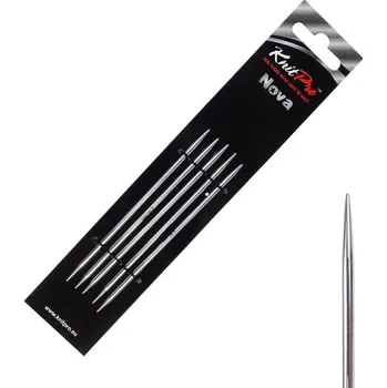 Kovové ponožkové jehlice KnitPro Nova 10 cm 2,5 mm