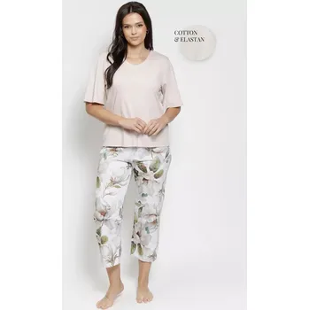 Pánské pyžamo 3567 AFRODITA DÁMSKÉ PYŽAMO 2XL-4XL Béžová 3xl