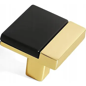 Nábytkové kování Nábytková knopka nábytková úchytka KNOFLÍK zlatá Nábytková Úchytka zlatá Černá 32 mm