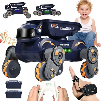 IP kamera POJAZD KASKADERSKI RC SVĚTLA HUDBA ABS PLAST ORANŽOVÉ