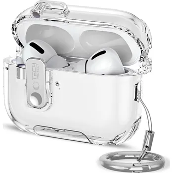 Pouzdro na mobilní telefon TECH-PROTECT BOUNCE PRO APPLE AIRPODS PRO 3 CLEAR