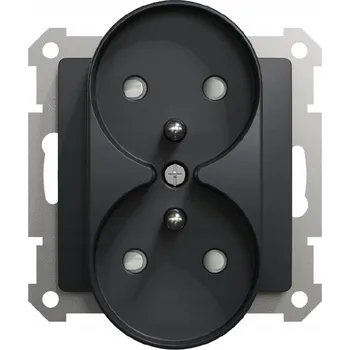 Elektrická zásuvka Elektrická Zásuvka nástěnná Schneider Electric černá