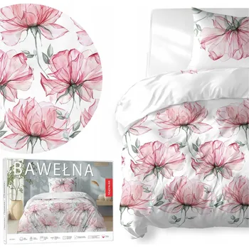 Povlečení Bavlněné Povlečení 5770 A bílé 4174 140x200 DETEXPOL