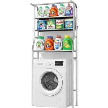 Koupelnový nábytek Police Nad Pračku Stojan Do Koupelny Prádelny Koupelnová Skříňka Víceúrovňová