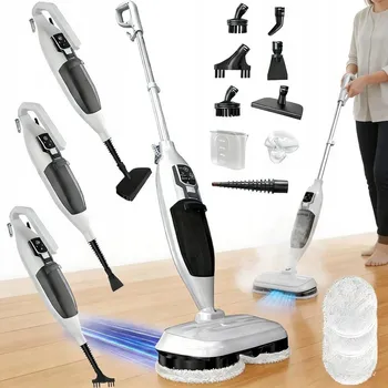 Parní čistič PARNÍ MOP ČISTIČ 1300W OTOČNÝ NASTAVITELNÁ VÝŠKA 550ML NÁDRŽKA