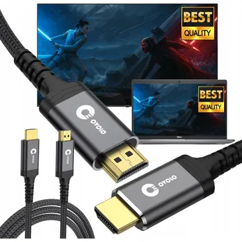 Video kabel Dlouhý HDMI Kabel 10 Metrů 4K UHD 2.0 High Speed Silný Tlustý Kabel