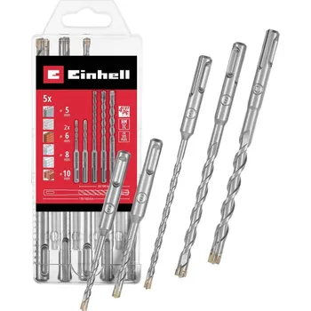 Vrták Einhell 265505 40CR-ocel sada vrtáku do betonu 5dílná 5 mm, 6 mm, 8 mm, 10 mm SDS plus 1 sada