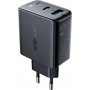 Acefast síťová nabíječka USB Typ C / USB 32W, PPS, PD, QC 3.0, AFC, FCP